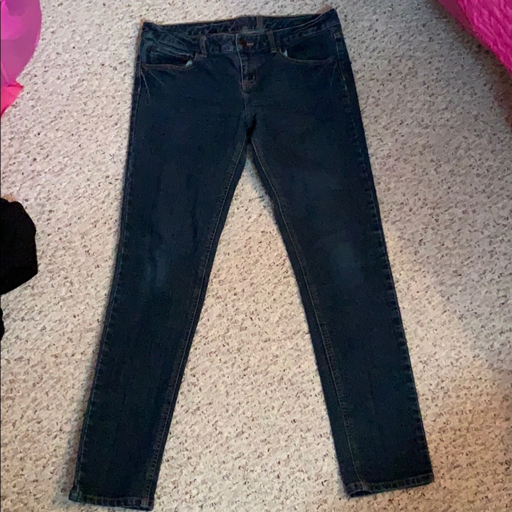 American rag dark wash jeans curvy skinny